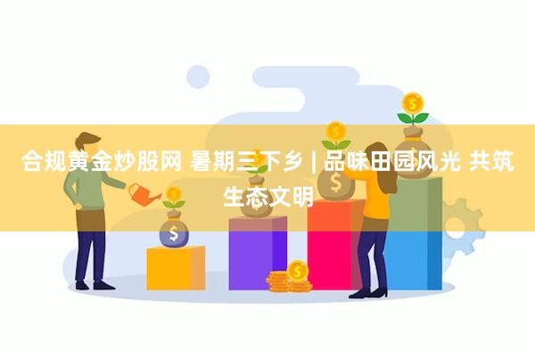 合规黄金炒股网 暑期三下乡 | 品味田园风光 共筑生态文明