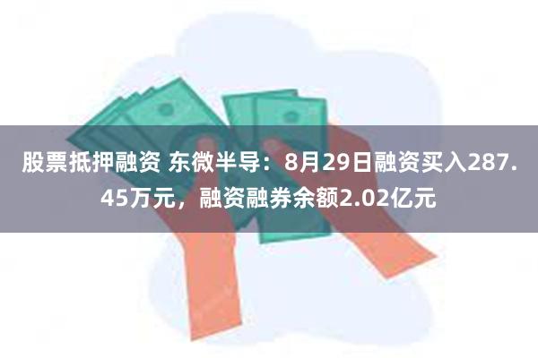 股票抵押融资 东微半导：8月29日融资买入287.45万元，融资融券余额2.02亿元