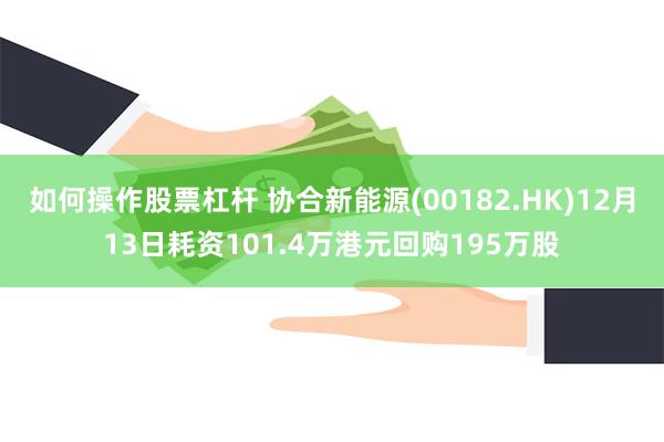 如何操作股票杠杆 协合新能源(00182.HK)12月13日耗资101.4万港元回购195万股